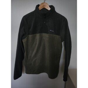 Columbia Pullover Men's 1/4 Snap Fleece Pullover Gray Size Small